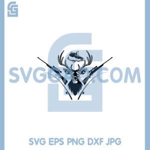 Deer and Fish Svg, Deer Hunter Svg