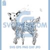 Deer Cool Flowers Svg, Deer Cute Design Flowers Svg, Deer Vector Svg 1 Deer Cool Flowers Svg, Deer Cute Design Flowers Svg, Deer Vector Svg