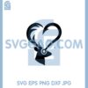 Deer Face And Fishing Hook Svg, Fishing Hook Svg, Fishing And Deer Svg