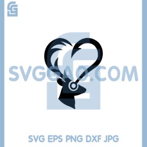 Deer Face And Fishing Hook Svg, Fishing Hook Svg, Fishing And Deer Svg