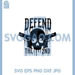Defend The 2nd Melt Svg, Second Amendment Melt Svg