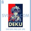 Deku Izuku Svg, My Hero Academia Svg, Izuku Midoriya Svg