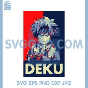 Deku Izuku Svg, My Hero Academia Svg, Izuku Midoriya Svg