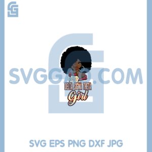 Delta Sigma Theta Afro Girl Svg, Girl Woman Delta Sigma Svg