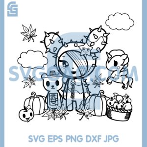Desenhos de Tokidoki Svg, Cannbis Desenhos de Tokidoki Svg