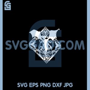 Devil RPG Monster Silhouette Svg, D20 Games Svg