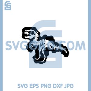 Dinosaur Bones Svg, Dinosaur Skeleton Drop Svg