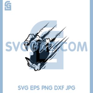 Dinosaur Claw Mark SVG,Dino Scratch SVG, Monster Claws SVG