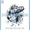 Dinosaur Come Out Svg, Dinosaur Wearing Headphones Svg, Dinosaur Music Svg