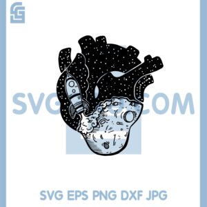 Discover The Universe Svg, Universe And Heart Svg, Universe Love Svg