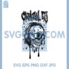 Distressed Skull Melt Svg, Skull Headphones, Crazy DJ Melt Svg