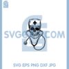 Doctor Skull With Stethoscope Svg, Skull With Nure Svg, Skull With Doctor Svg