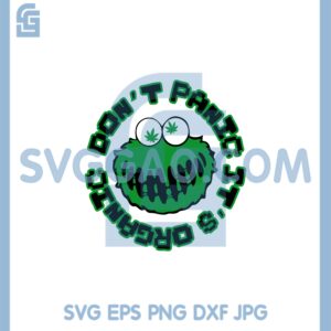 Dont Panic Its Organic Svg, Funny Weed Svg