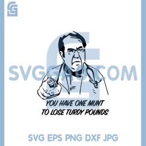 Dr. Nowzaradan Svg, Do Have One Munt To Lose Turdy Pounds Svg