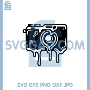 Dripping Camera Svg, Camera Mlet New Svg, Camera Drip Svg