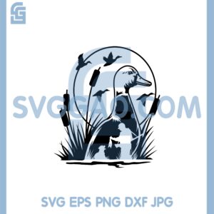 Duck Hunting Svg File Cut, Duck Hunter Svg, Animals Svg