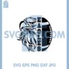 Eagles Football Svg, Eagle With A Ball Svg