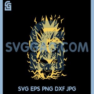 Eevee Pokemon Svg, Eevee Svg, Eevee Pikachu Svg