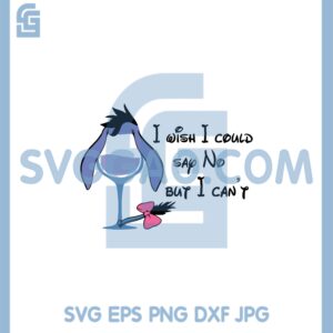 Eeyore Svg, Eeyore Wine Glass Svg, Winnie the Pooh Wine Glass Svg
