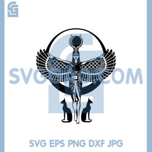 Egyptian Goddess Svg, Isis Svg, Wings Svg