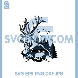 Deer svg, Reindeer svg, Wildlife svg