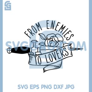 Enemies To Lovers Svg, Book Tok Svg, Smut Reader Svg