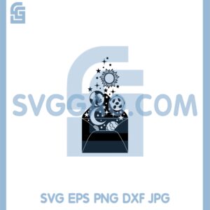 Envelope Many Planets Svg, Universe In An Envelope Svg