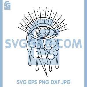 Eyes One Rain Svg, Vision Rain Svg, I See You Svg