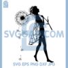 Fairy Girl Hugs Dandelion Svg, Fairy Dandelion Svg, Girl Dandelion Svg