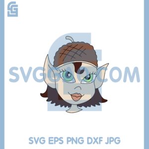 Fairy Head Ears Svg, Fairy Head Cute Svg, Fairy Head Svg