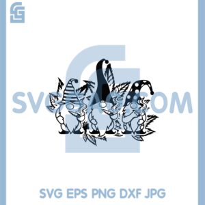 Gnomes Smoking Joint Weed Svg