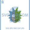 Acid Rick sticker from Rick and Morty SVG 2 Acid Rick sticker from Rick and Morty SVG