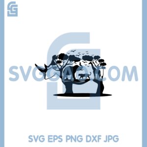 African Rhino Svg File , Safari Svg, Rhinoceros Svg
