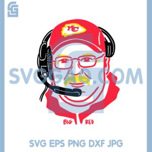 Andy Reid Kansas City Chiefs Svg, NFL Team Svg, Kansas City Svg