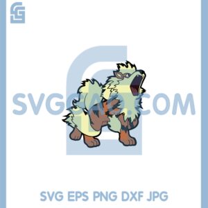 Arcanine Animal Svg, Arcanine Pokemon Svg, Arcanine Svg