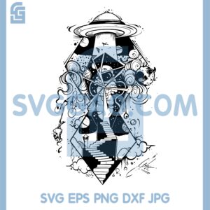 Astronaut And Ufo Svg, Astronaut Broken Svg