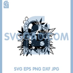 Astronaut Cannabis svg, Weed High Svg, Smoking Astronaut Svg, Astronaut Svg