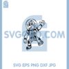 Astronaut Monkey Svg, Astronaut Monkey Hands Helloo Svg