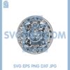 Aztec Calendar Stone Of The Sun Svg, Aztec Calendar Svg