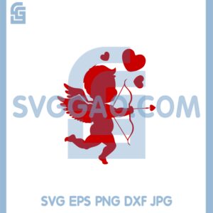 Baby Valentine's Cupid Svg, Baby Valentines Day Svg