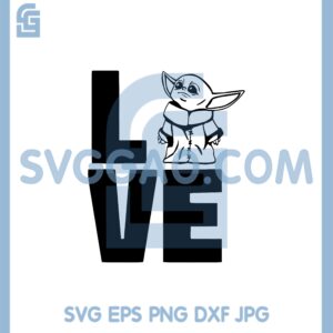 Baby Yoda Be My Valentine Svg, Love Baby Yoda Child Star Wars Svg