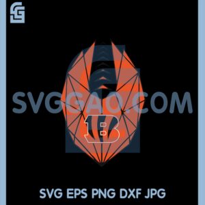 Ball Cincinnati Bengals Svg, Ball Svg, NFL Svg, Football Svg