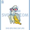 Banana Valentine Svg, Banana Heart Svg, Cute Banana Svg