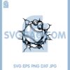 Baseball Ball out in the Wall Svg, Baseball Cut File Svg