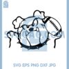 Bulldogs Football Svg, Bulldogs Ball Svg, Bulldogs And Football Svg