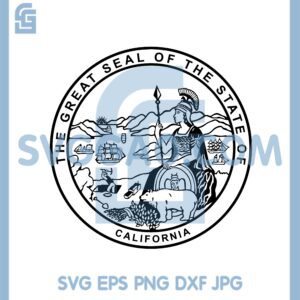 California State Seal Svg, California Animal Svg, California logo Svg