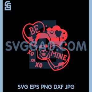 Candy Hearts Funny Horror Valentine Svg, Nightmare Scary Heart Pink Svg