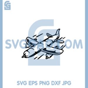 Cannabis Airplane Svg, Weed Joint Airplane Svg