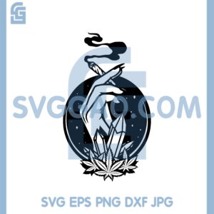 Cannabis Ball Svg, Sexy Hand Smoking  Marijuana Svg