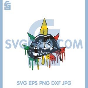 Cannabiss SVG, Vampire Lips Svg, Vampire Biting Lips Svg